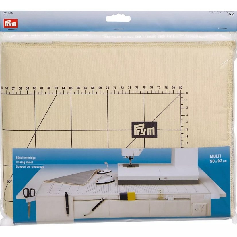 Žehlící podložka multi s kapsami - potah na žehlící prkno 50x92 cm - PRYM